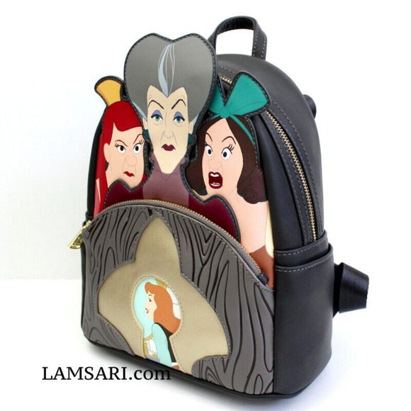 Loungefly Disney Cinderella Step Sisters Mini Backpack - Picture 3 of 5